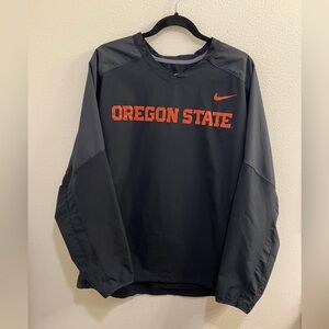 Oregon State University OSU Beavers Pullover Windbreaker Nike Large